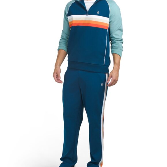 NEW ORIGINAL PENGUIN Ponte Quarter Zip Track Jacket Collection for men 825 3j2 - Picture 3 of 6